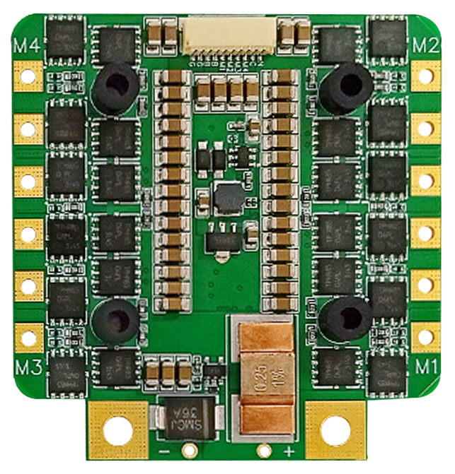ESC регулятор оборотов 90A 4in1 6-8S - Уран-2